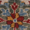 Kazak Rug Handmade Blue Medallion 7x10 ft