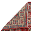 Kazak Rug Handmade Red Medallion 4x6 ft