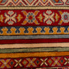 Khurjeen Area Rug Handmade Multi Curvilinear 4x6 ft