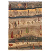 Tree Of Life Area Rug Handmade Multi Floral 5x8 ft