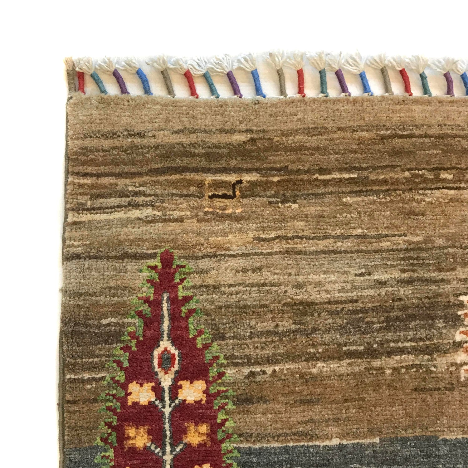 Tree Of Life Area Rug Handmade Multi Floral 5x8 ft