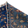 Sultani Area Rug Handmade Blue Floral 5x8 ft