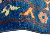 Sultani Area Rug Handmade Blue Floral 5x8 ft