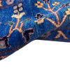 Sultani Area Rug Handmade Blue Floral 5x8 ft