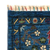 Sultani Area Rug Handmade Blue Floral 8x10 ft