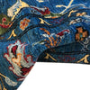 Sultani Area Rug Handmade Blue Floral 8x10 ft