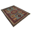Mamluk Area Rug Handmade Blue Medallion 5x8 ft