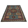Mamluk Area Rug Handmade Blue Medallion 5x8 ft