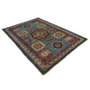 Mamluk Area Rug Handmade Blue Medallion 5x8 ft