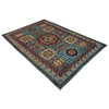 Mamluk Area Rug Handmade Blue Medallion 5x8 ft