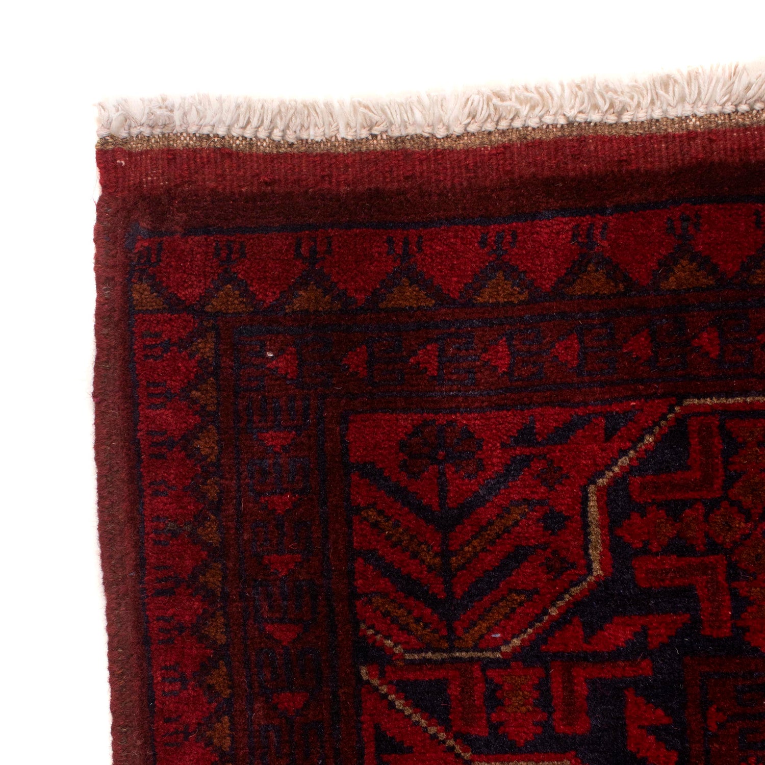 Khal Mohammadi Rug Handmade Red 4x7 ft