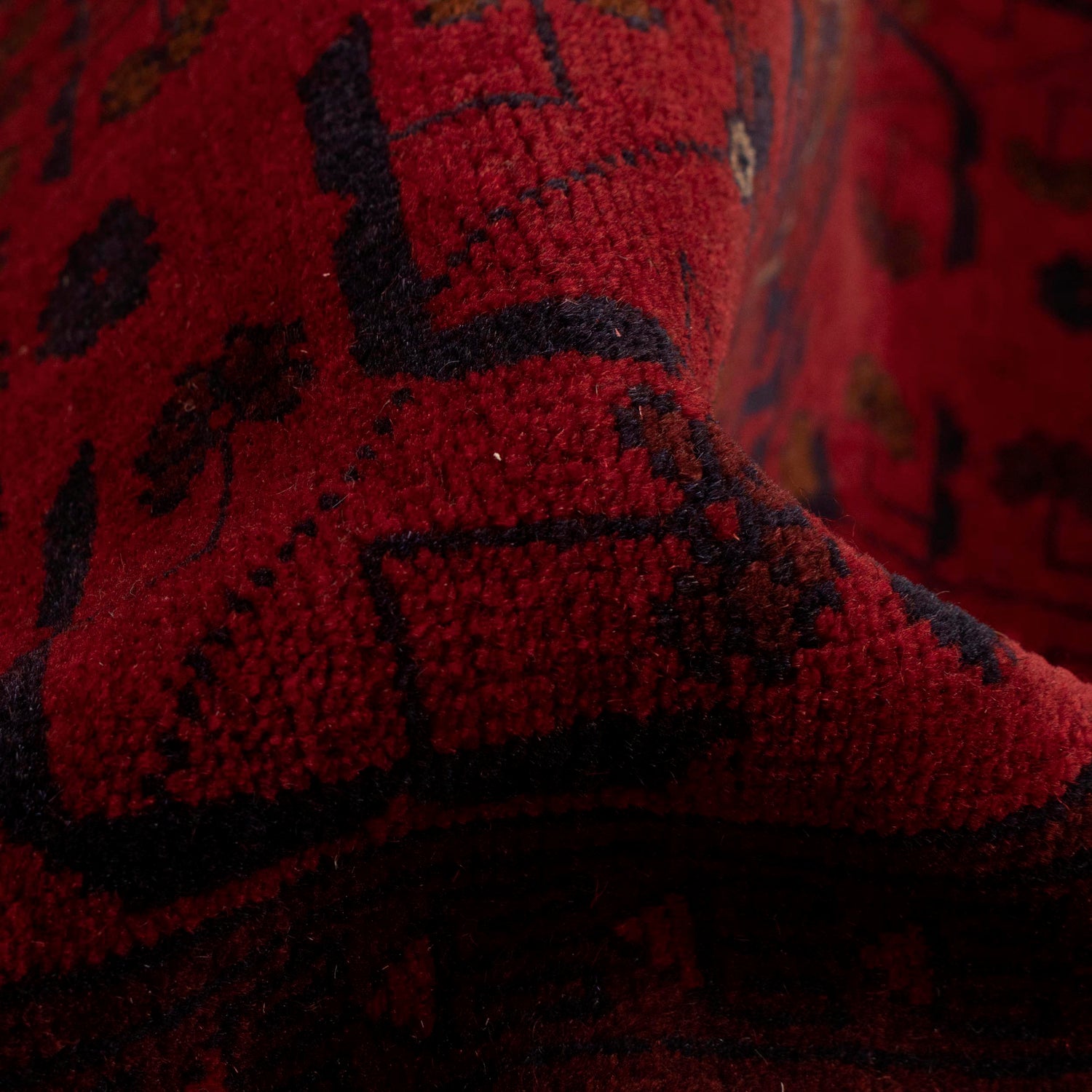Khal Mohammadi Rug Handmade Red 4x7 ft