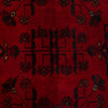 Khal Mohammadi Rug Handmade Red 4x7 ft
