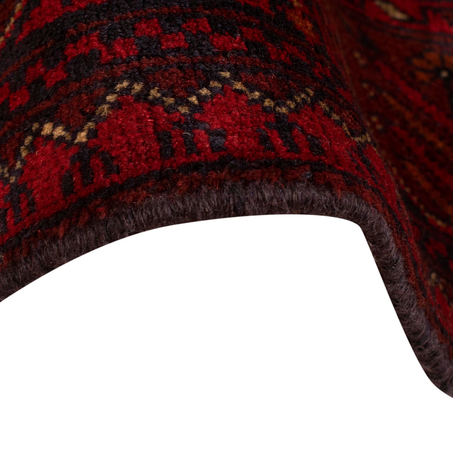 Khal Mohammadi Rug Handmade Red 4x7 ft
