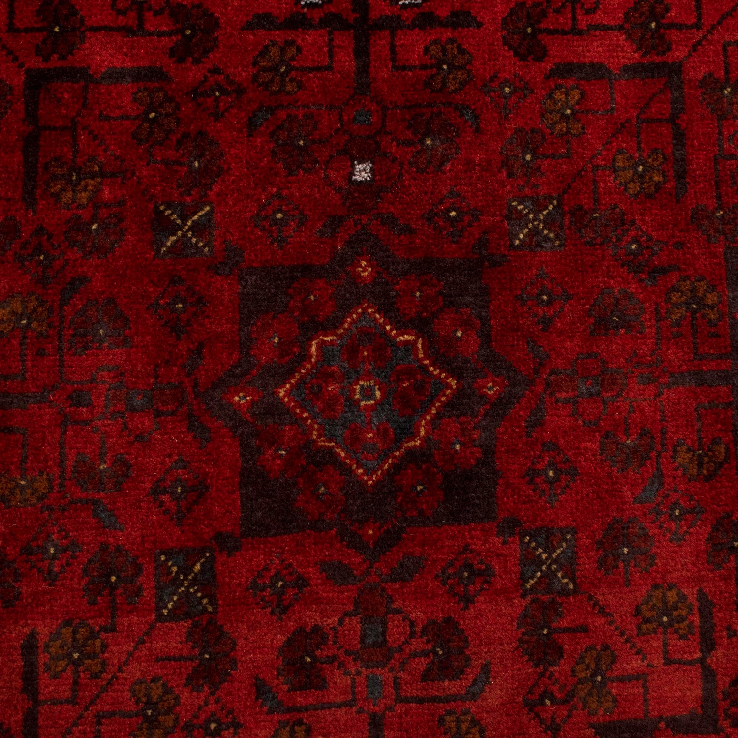 Khal Mohammadi Rug Handmade Red 3x5 ft