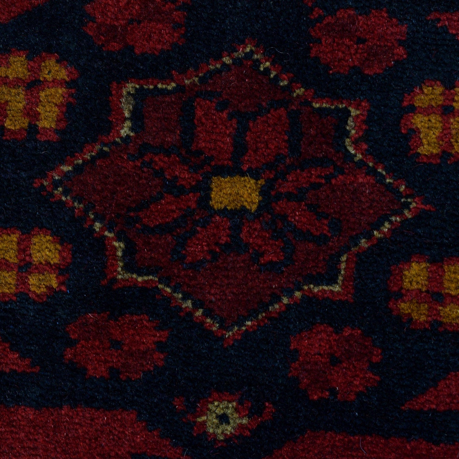Khal Mohammadi Rug Handmade Red 3x5 ft
