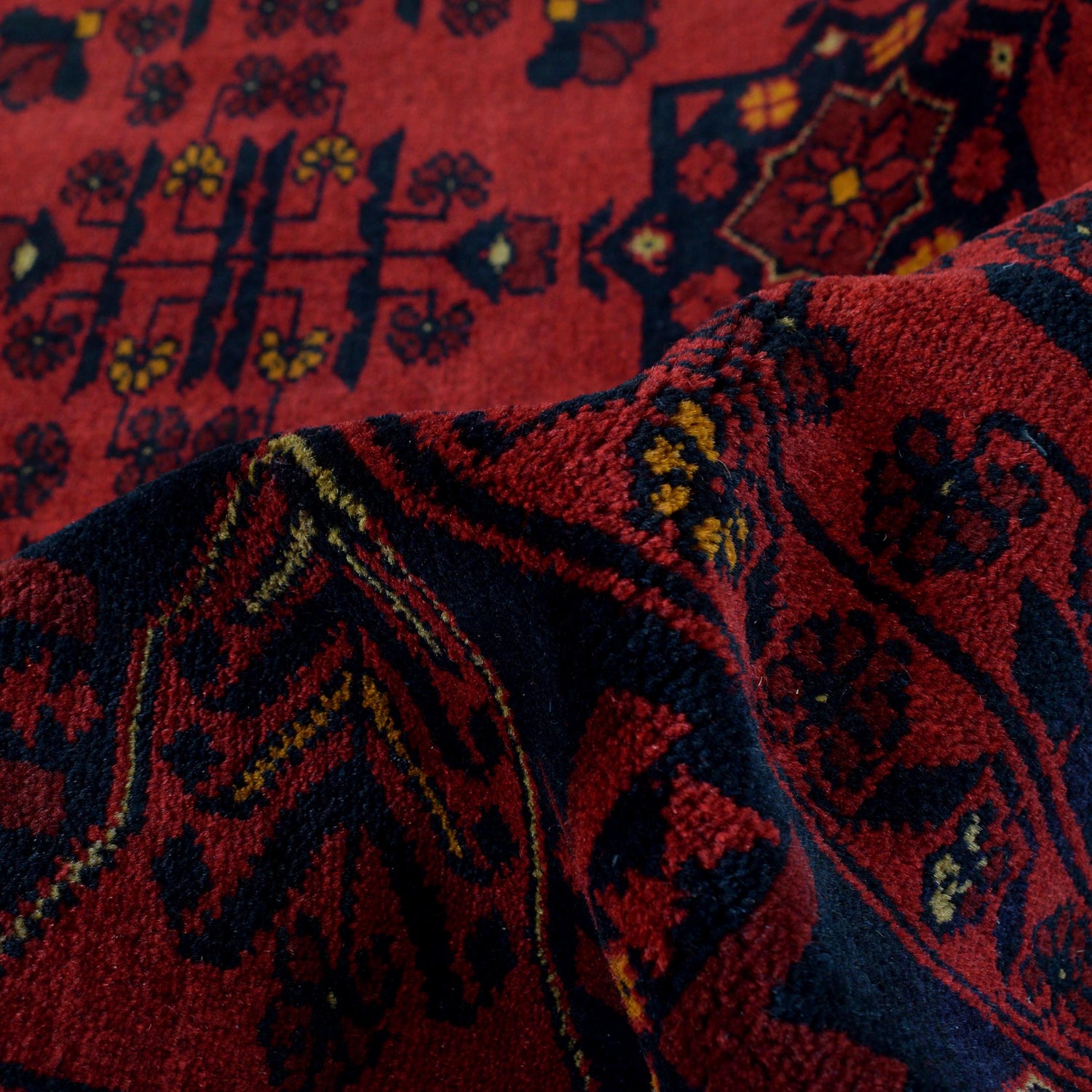 Khal Mohammadi Rug Handmade Red 3x5 ft
