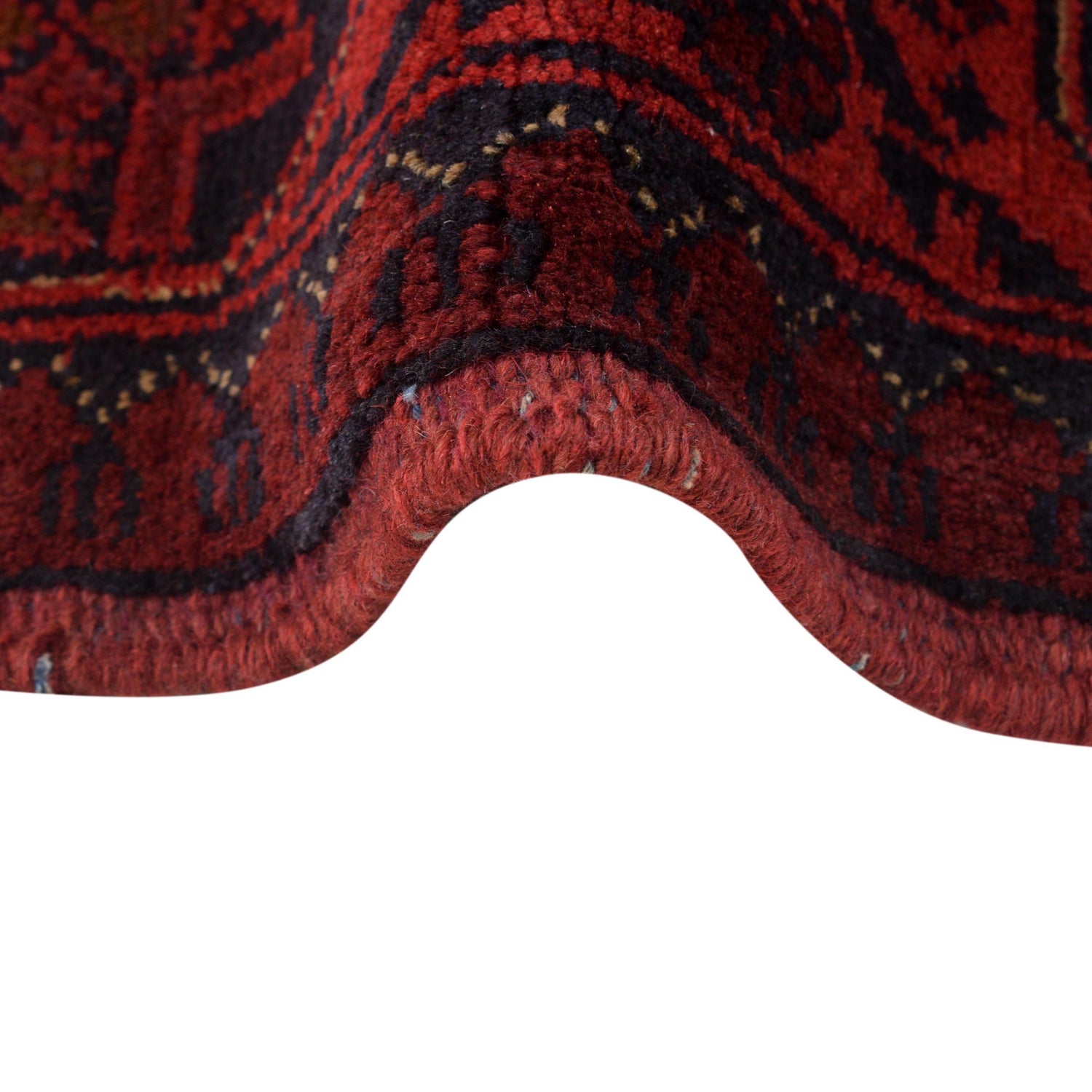 Khal Mohammadi Rug Handmade Red 3x5 ft