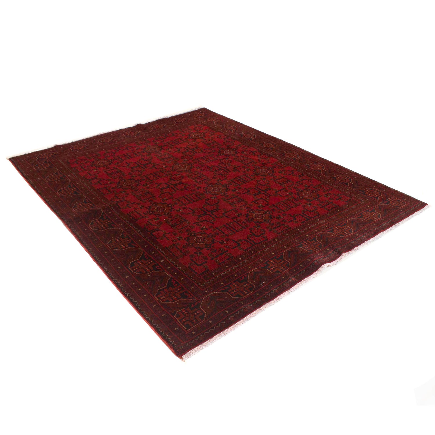 Khal Mohammadi Rug Handmade Red 5x8 ft