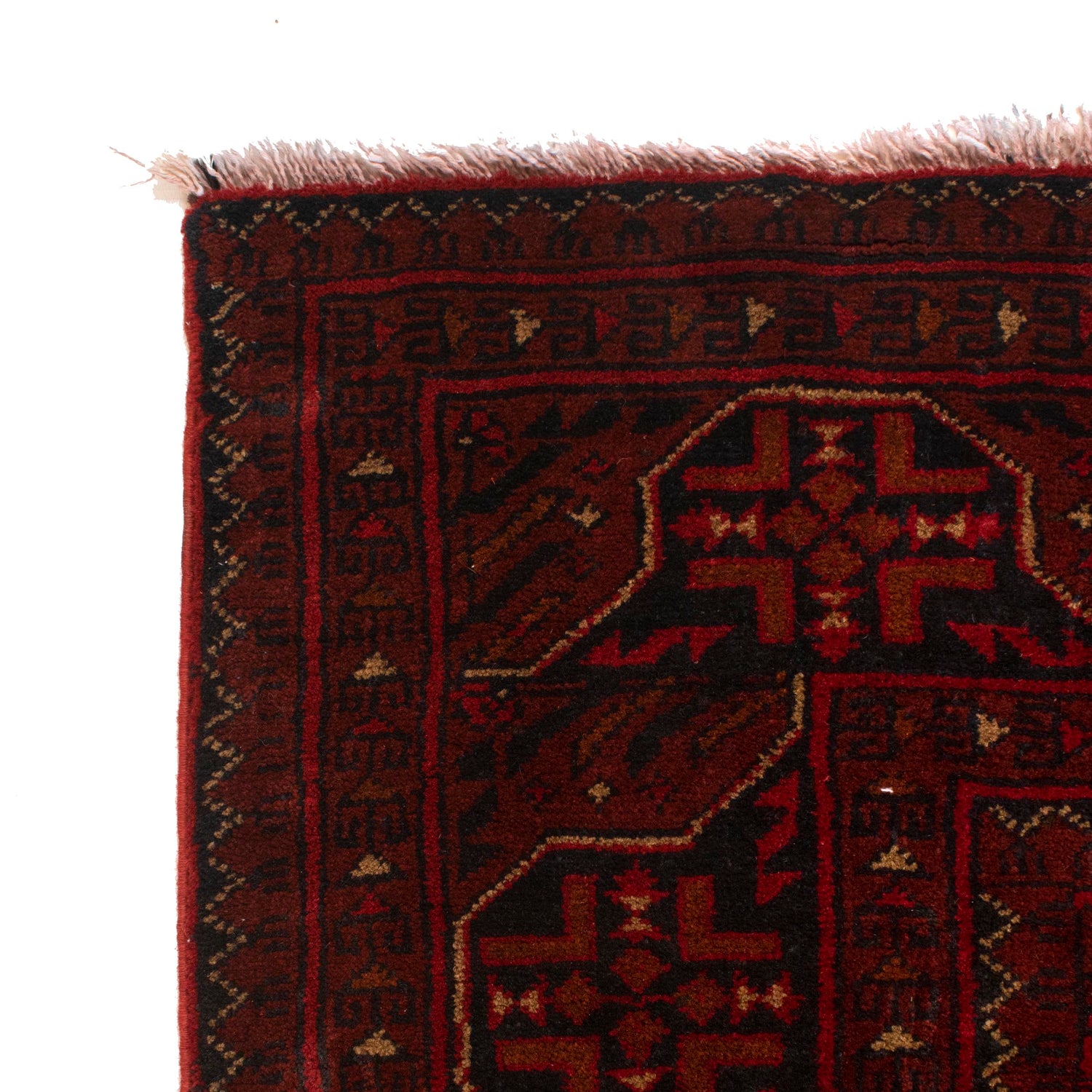 Khal Mohammadi Rug Handmade Red 5x8 ft