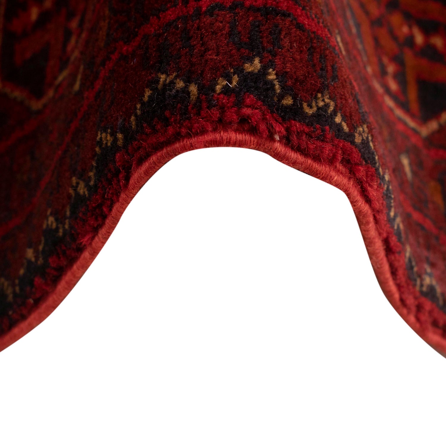 Khal Mohammadi Rug Handmade Red 5x8 ft