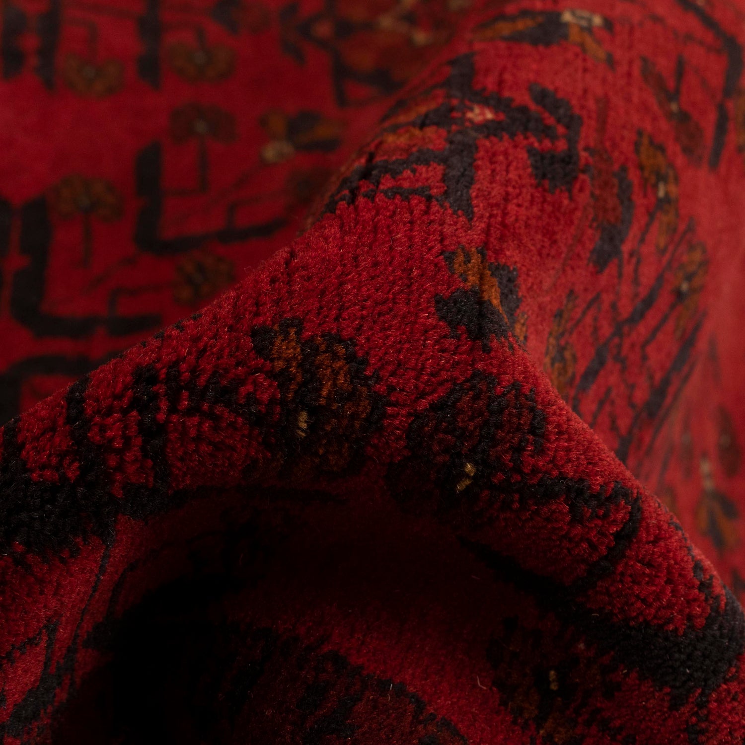 Khal Mohammadi Rug Handmade Red 5x8 ft