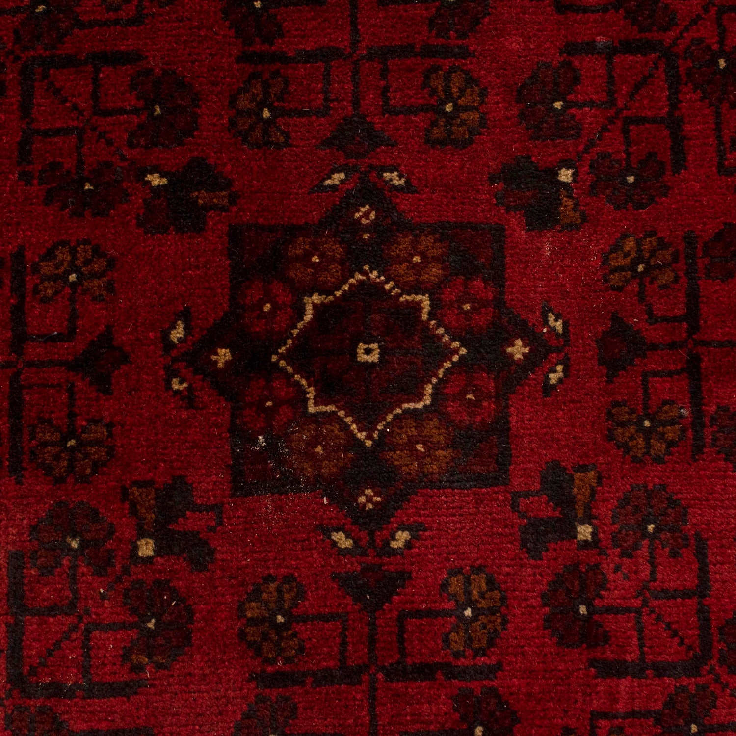 Khal Mohammadi Rug Handmade Red 3x5 ft