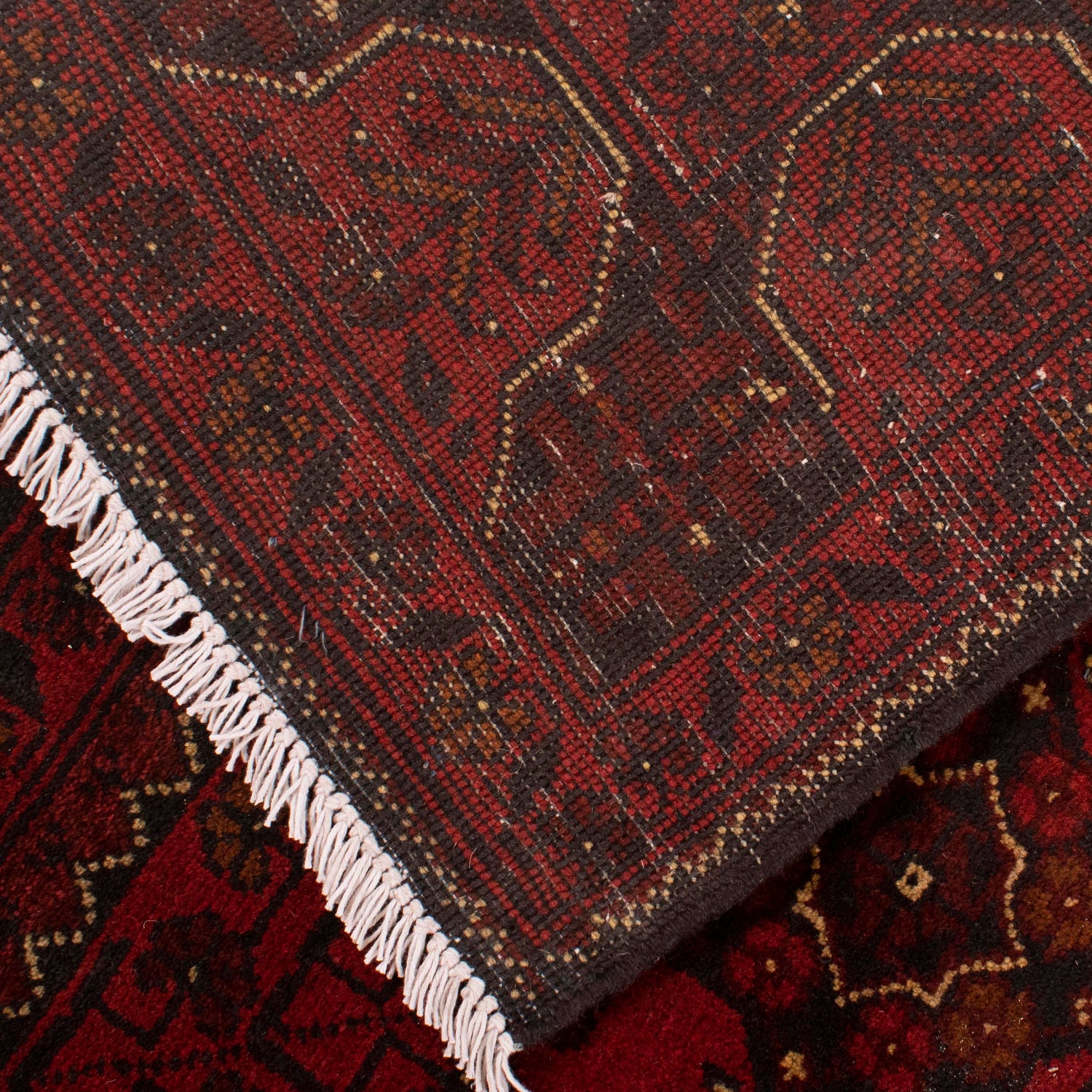 Khal Mohammadi Rug Handmade Red 3x5 ft