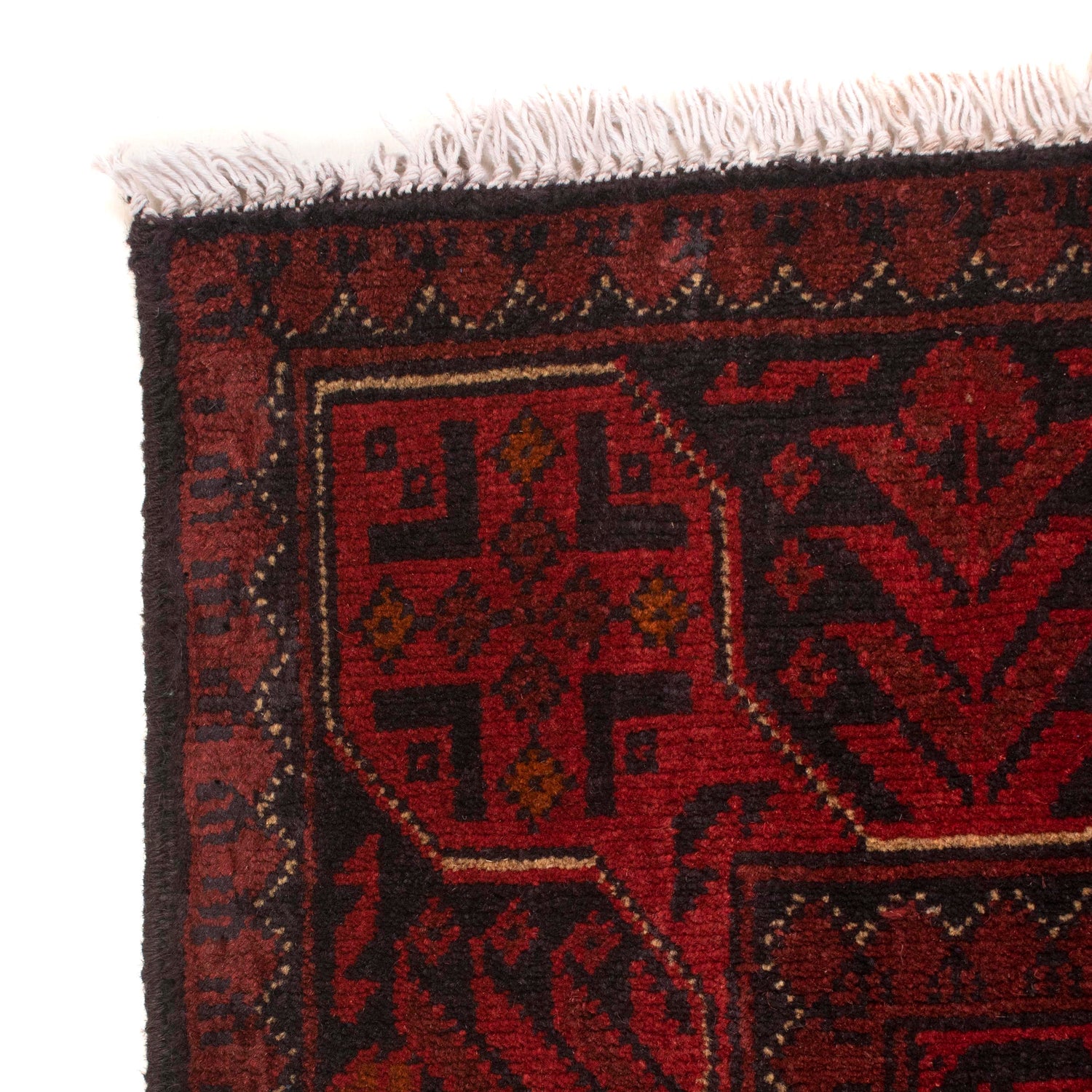 Khal Mohammadi Rug Handmade Red 3x5 ft