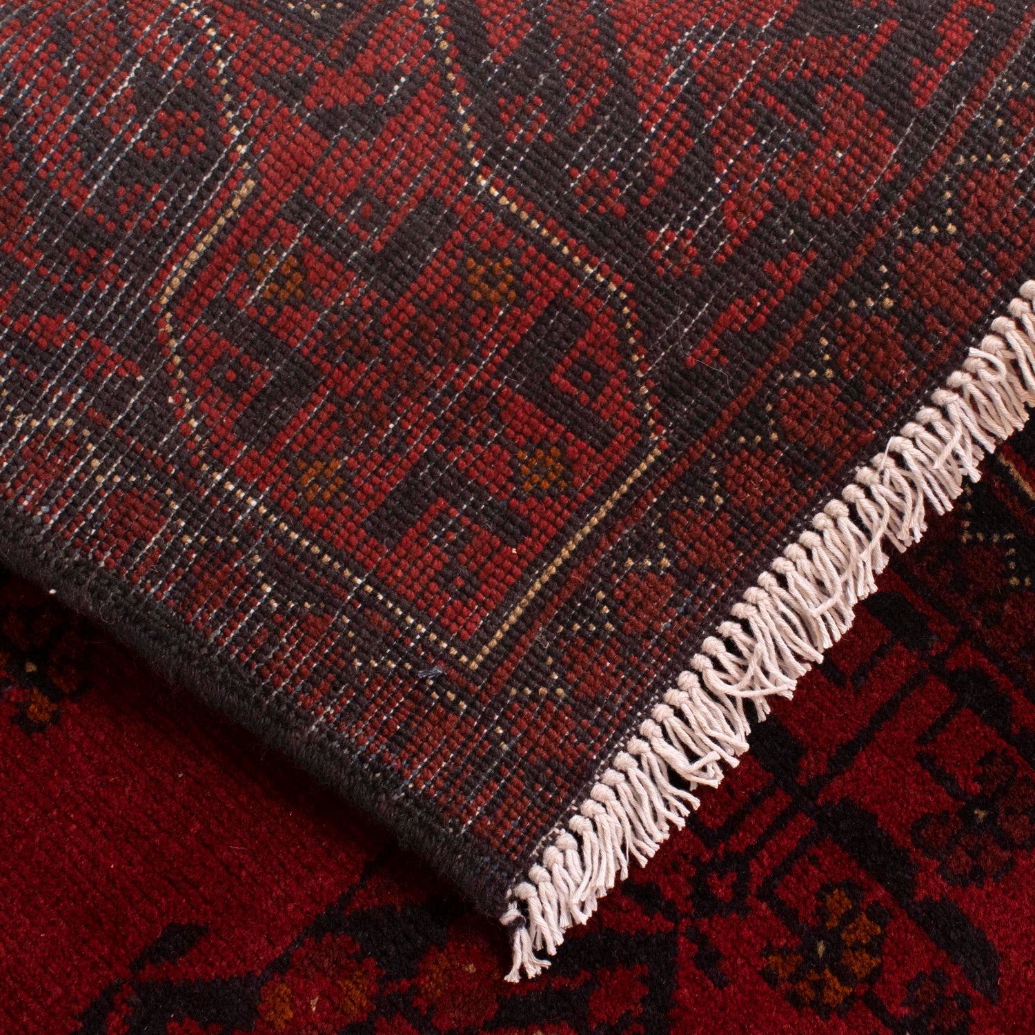 Khal Mohammadi Rug Handmade Red 3x5 ft