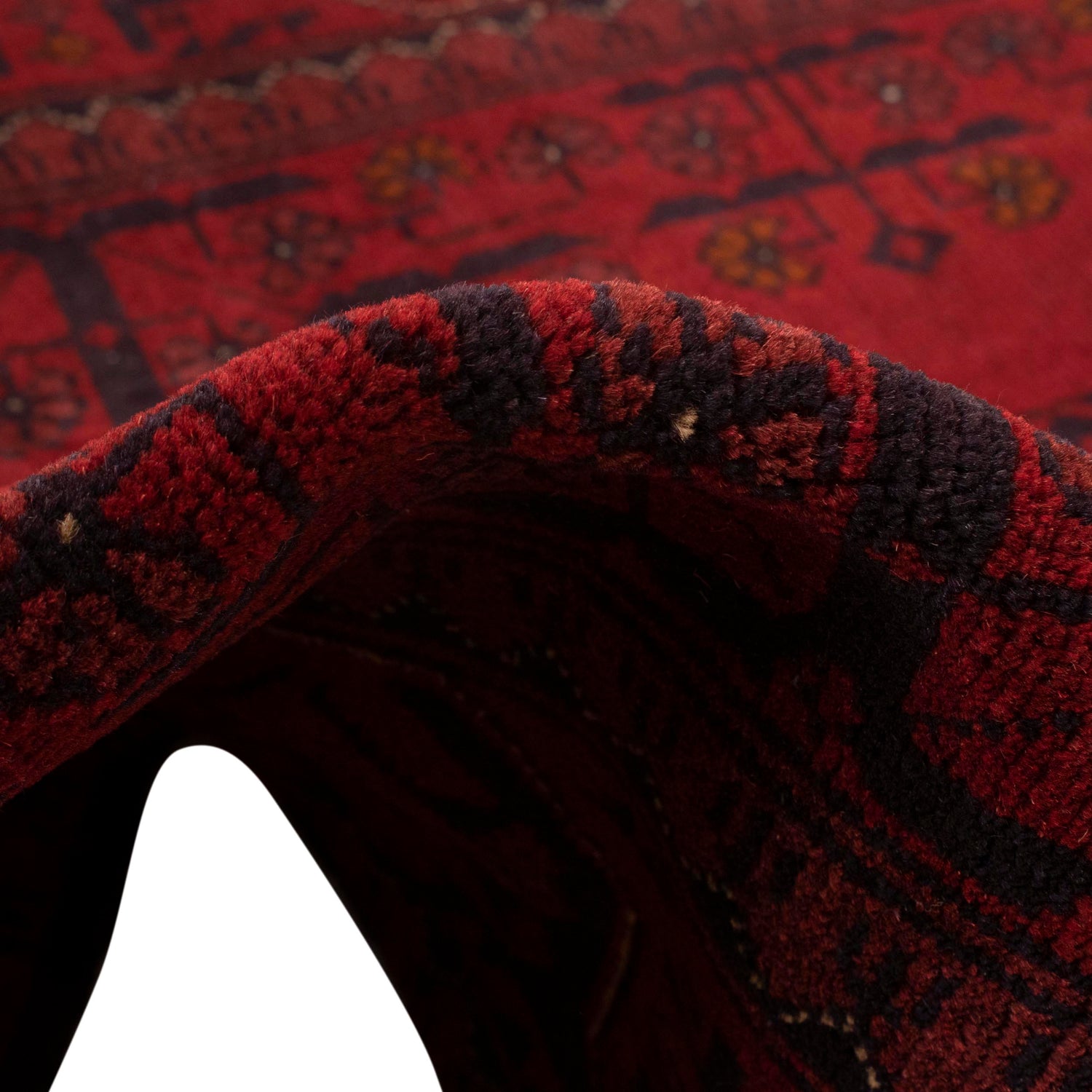 Khal Mohammadi Rug Handmade Red 3x5 ft