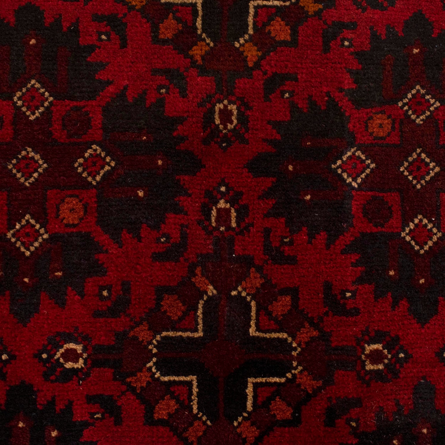 Khal Mohammadi Rug Handmade Red 3x5 ft
