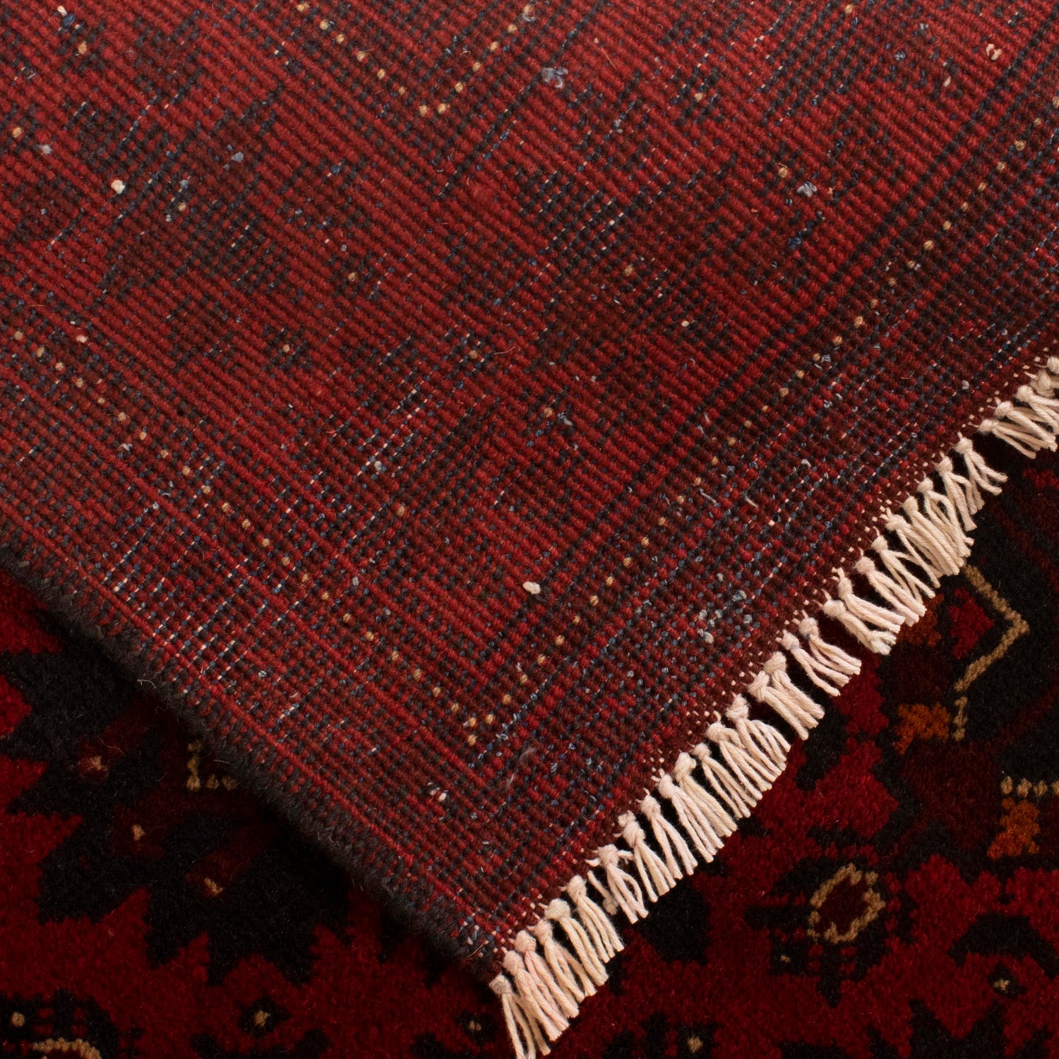 Khal Mohammadi Rug Handmade Red 3x5 ft