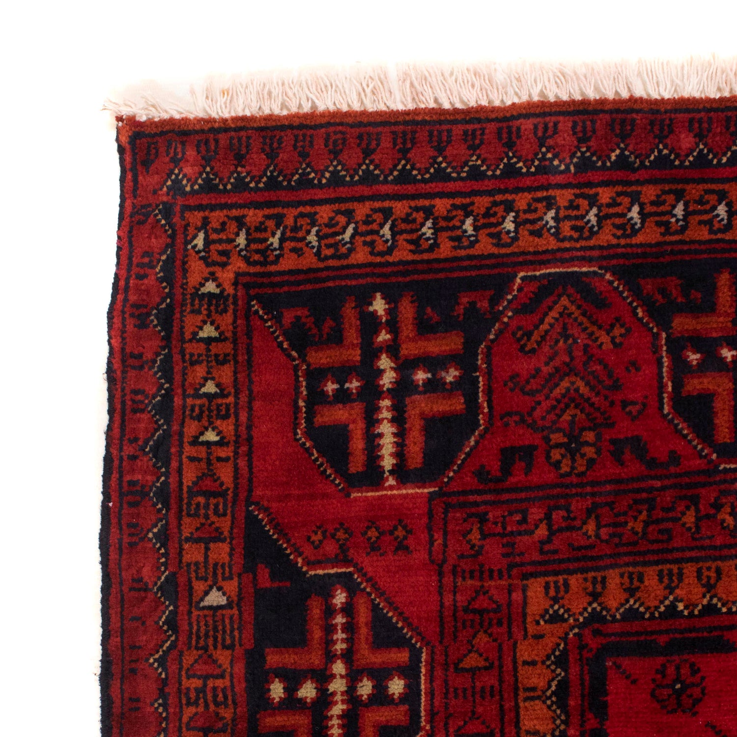 Khal Mohammadi Rug Handmade Red 3x5 ft
