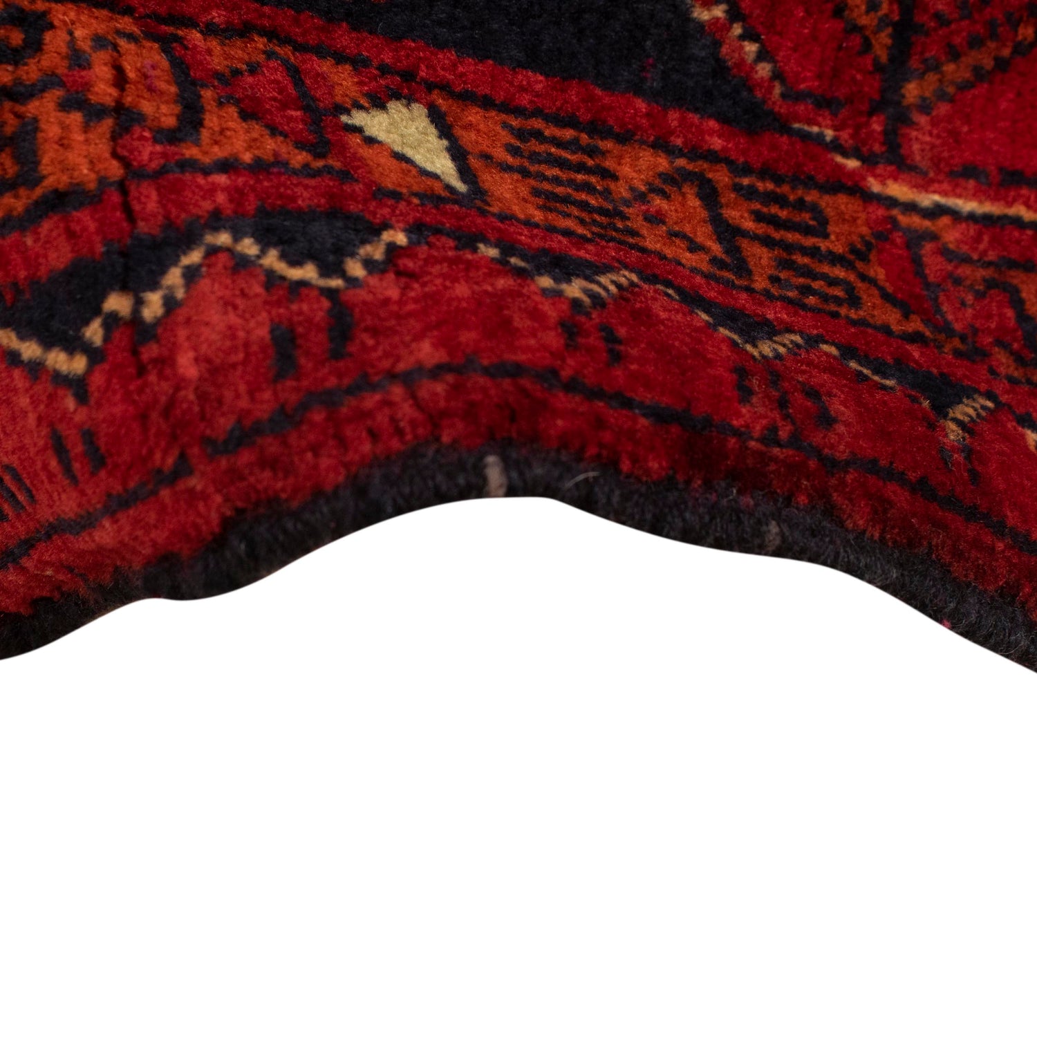 Khal Mohammadi Rug Handmade Red 3x5 ft