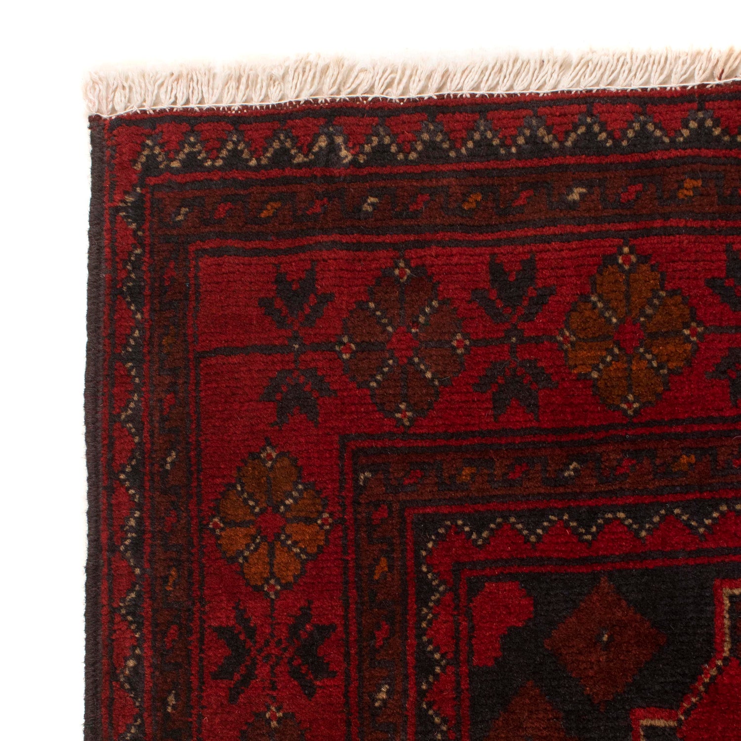 Khal Mohammadi Rug Handmade Red 3x5 ft