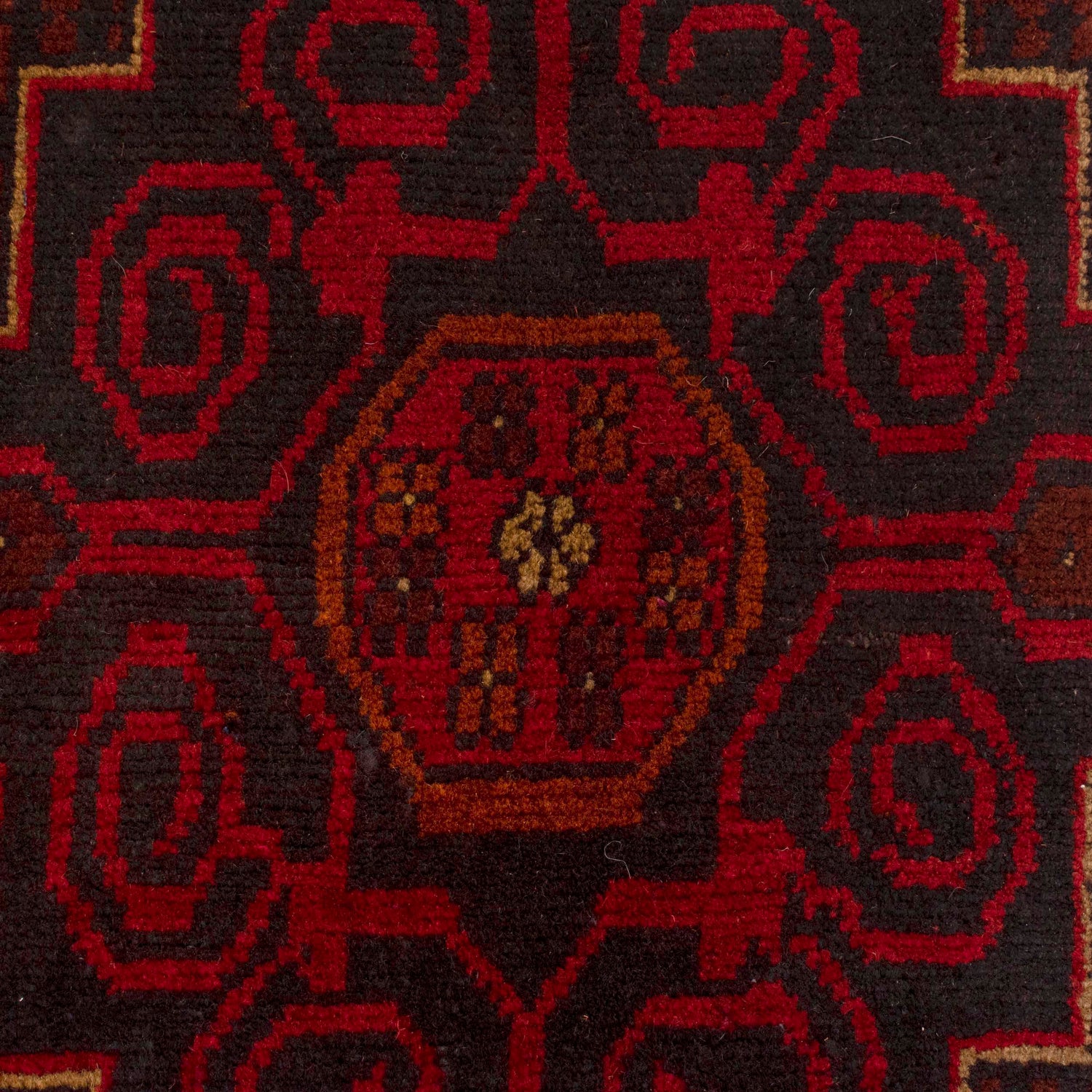 Khal Mohammadi Rug Handmade Red 3x5 ft