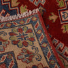 Kazak Rug Handmade Red Medallion 3x5 ft