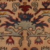 Mamluk Area Rug Handmade Beige Medallion 4x7 ft