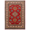 Kazak Rug Handmade Red Medallion 3x5 ft