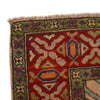 Mamluk Area Rug Handmade Beige Medallion 4x7 ft