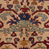 Mamluk Area Rug Handmade Beige Medallion 4x7 ft