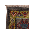 Kazak Rug Handmade Gray Medallion 4x6 ft