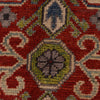 Kazak Rug Handmade Gray Medallion 4x6 ft