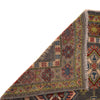 Kazak Rug Handmade Gray Medallion 4x6 ft