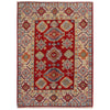 Kazak Rug Handmade Red Medallion 3x5 ft