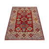 Kazak Rug Handmade Red Medallion 3x5 ft