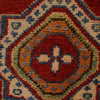 Kazak Rug Handmade Red Medallion 3x5 ft