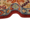 Kazak Rug Handmade Red Medallion 3x5 ft