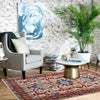Kazak Rug Handmade Beige Medallion 3x5 ft